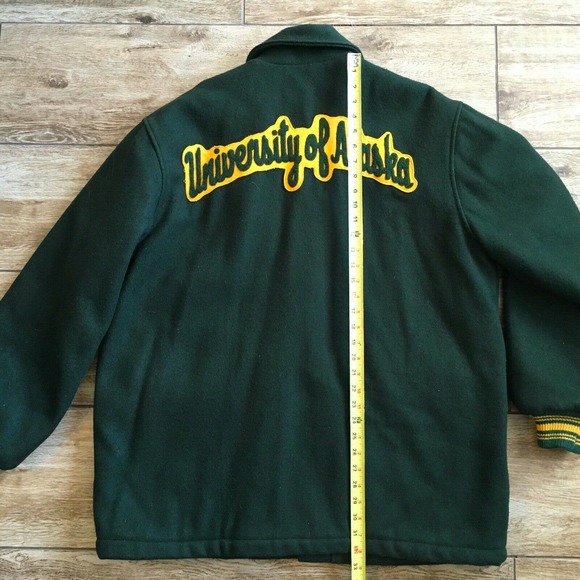 Vintage University Of Alaska Anchorage Trophy Jacket Coat Made USA - Picture 4 of 7